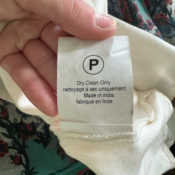 Bhanuni By JYOTI Size 0 Black Roses Beaded Maxi Dress Green Anthropologie Madera - Picture 9 of 10